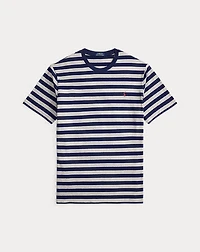 Striped Jersey Crewneck T-Shirt