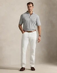 Striped Soft Cotton Polo Shirt