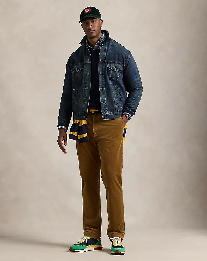 Stretch Straight Fit Corduroy Pant