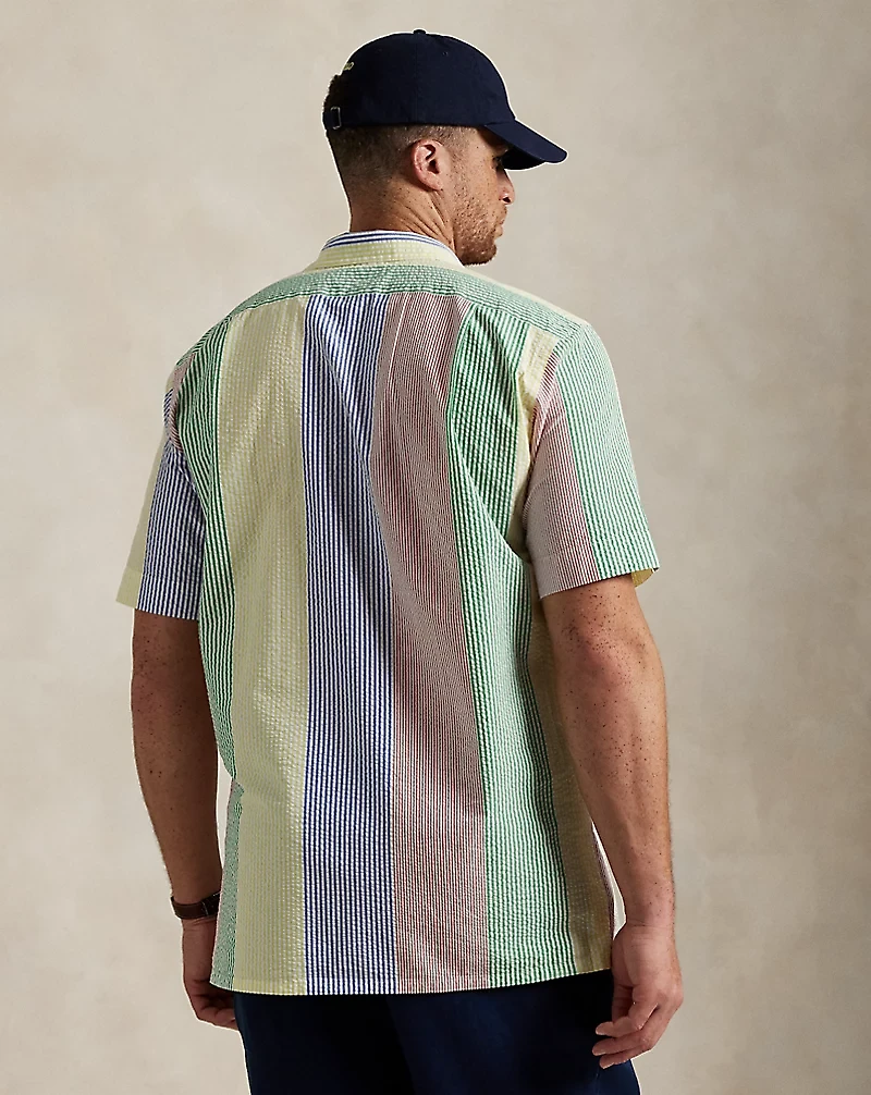 Striped Seersucker Shirt