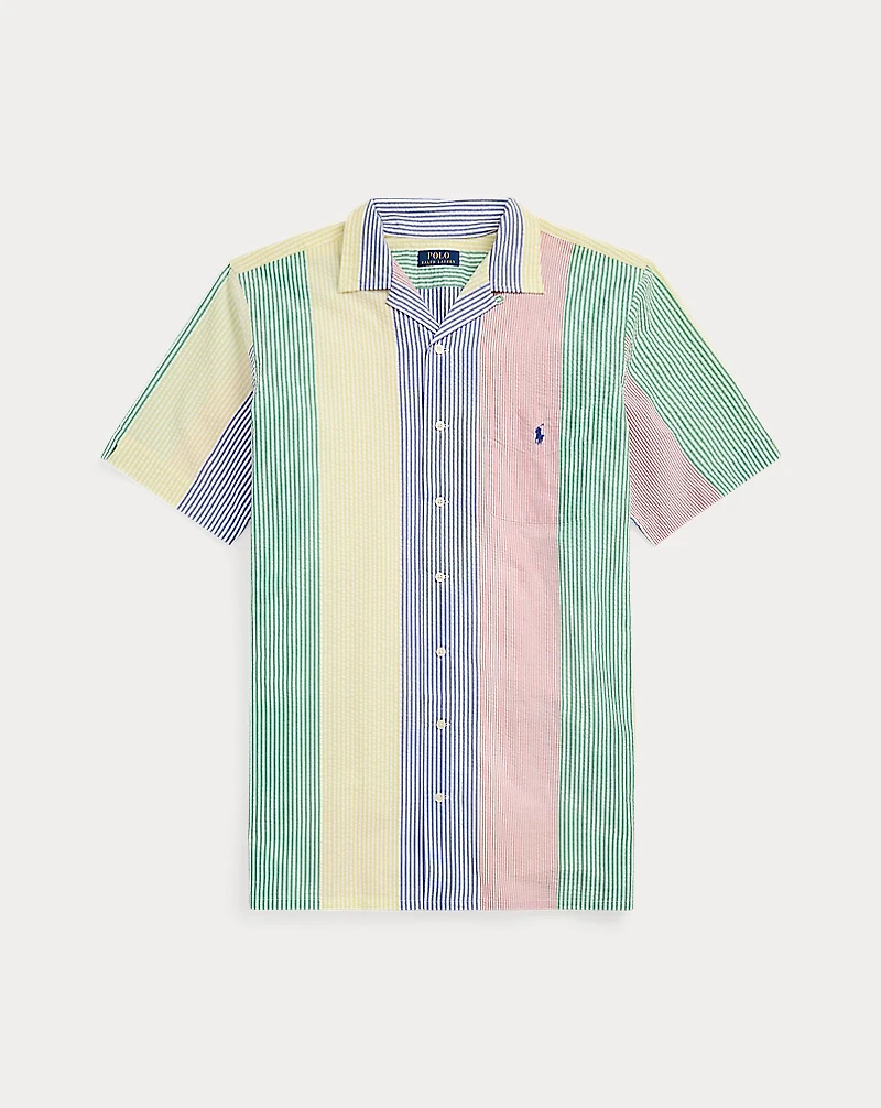 Striped Seersucker Shirt