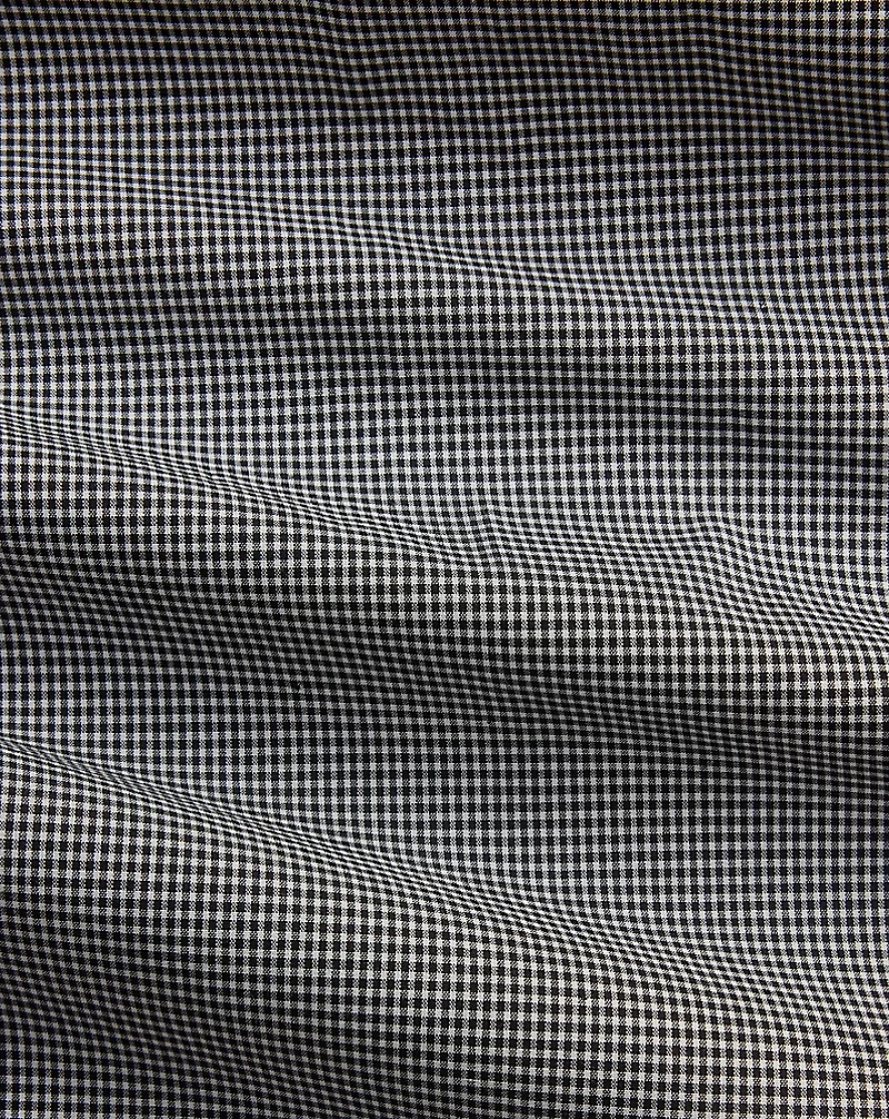 Gingham Stretch Poplin Shirt