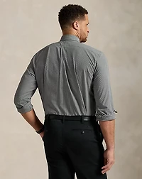 Gingham Stretch Poplin Shirt