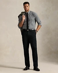 Gingham Stretch Poplin Shirt
