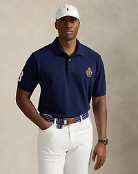 Triple-Pony Mesh Polo Shirt