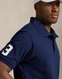 Triple-Pony Mesh Polo Shirt
