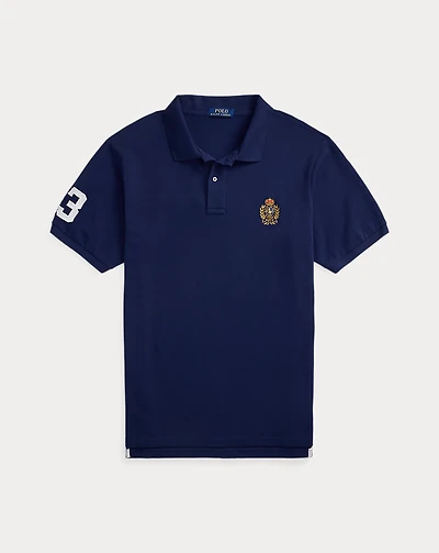 Triple-Pony Mesh Polo Shirt