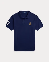 Triple-Pony Mesh Polo Shirt