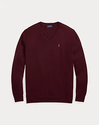 Washable Wool V-Neck Sweater