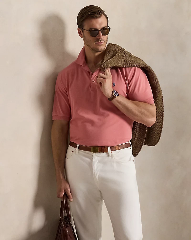 Stretch Mesh Polo Shirt