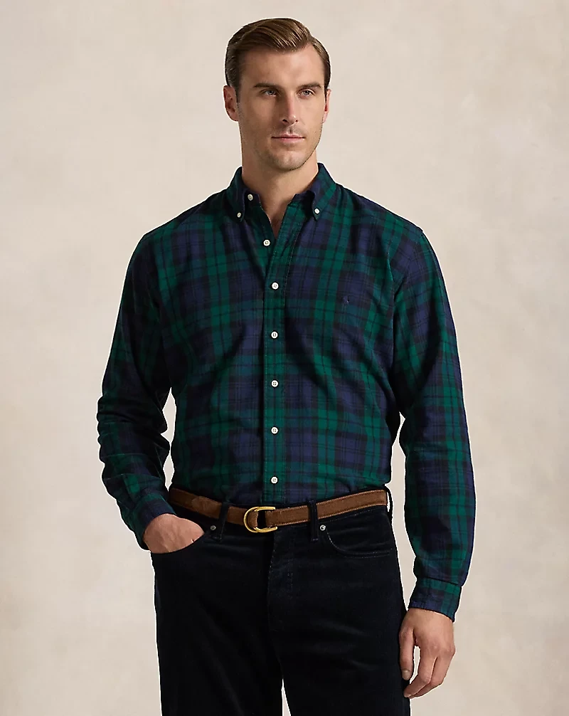 Plaid Oxford Shirt