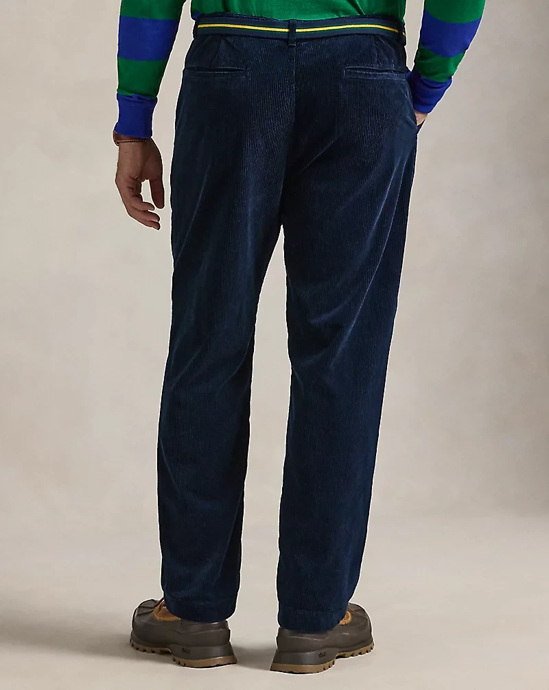 Classic Fit Pleated Corduroy Pant