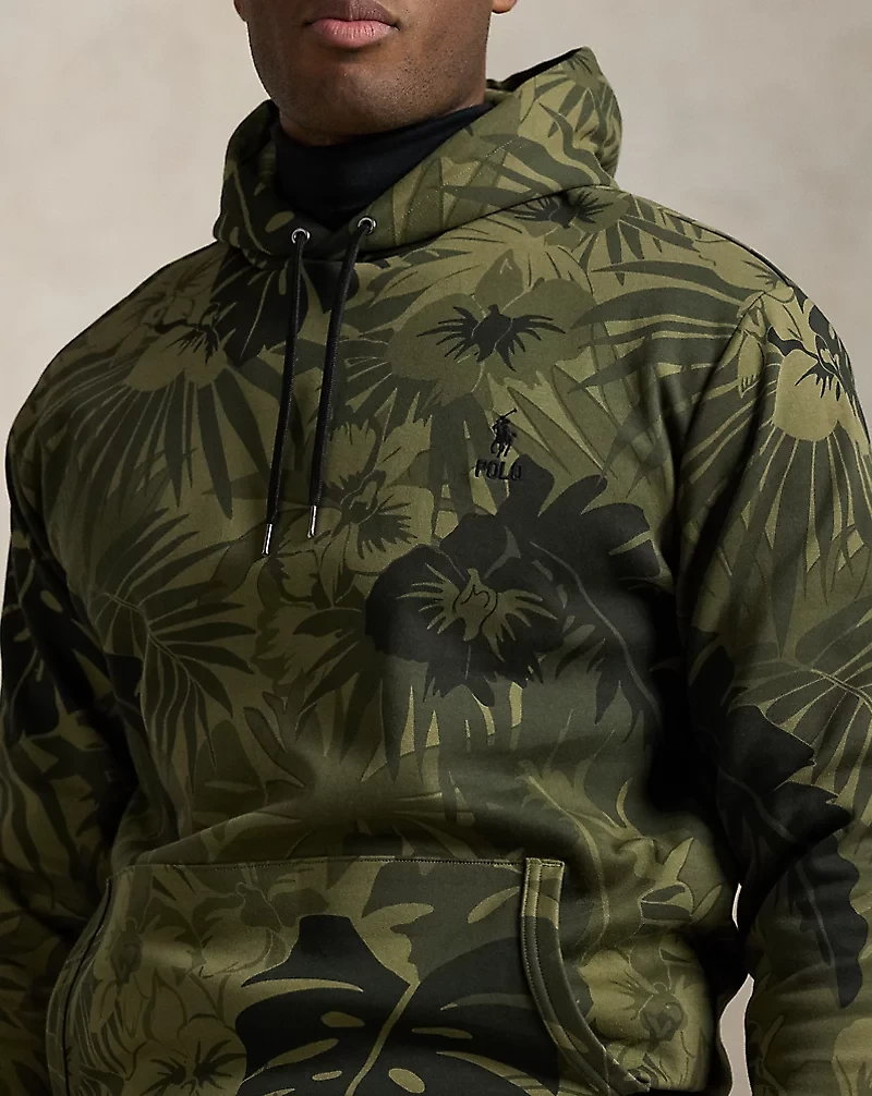 Palm-Camo Double-Knit Hoodie