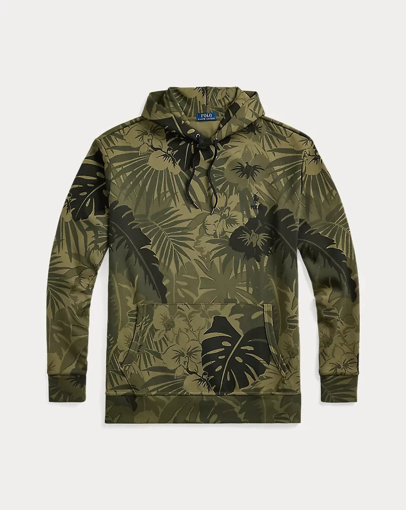 Palm-Camo Double-Knit Hoodie