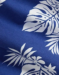 Monstera-Print Oxford Shirt