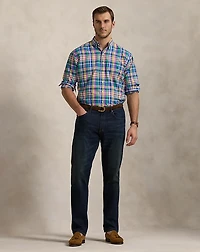 Plaid Performance Oxford Shirt