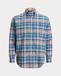 Plaid Performance Oxford Shirt