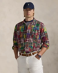 Patchwork Madras Camp Shirt