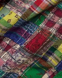 Patchwork Madras Camp Shirt