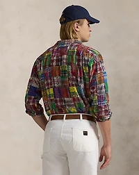 Patchwork Madras Camp Shirt