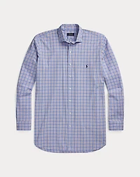 Plaid Stretch Poplin Shirt