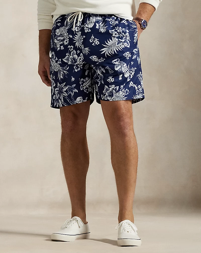 Traveler Classic Fit Bear Swim Trunk