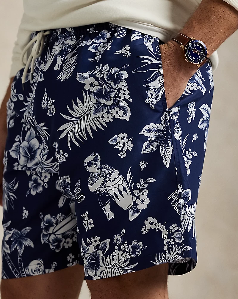 Traveler Classic Fit Bear Swim Trunk