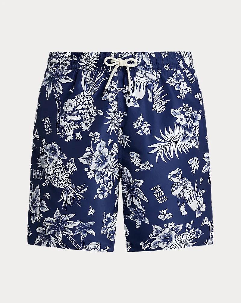 Traveler Classic Fit Bear Swim Trunk