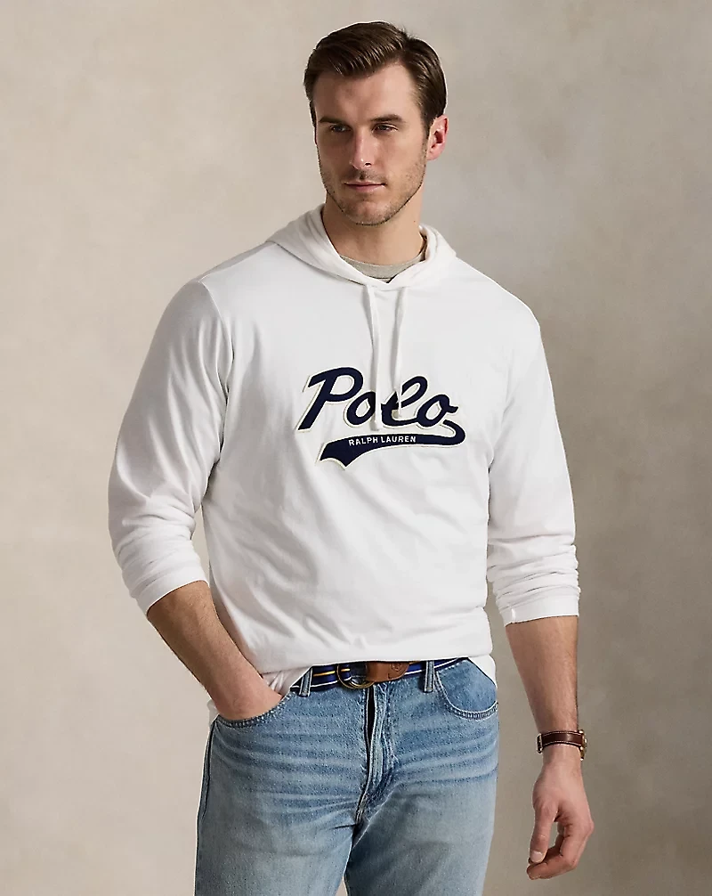 Logo Jersey Hooded T-Shirt