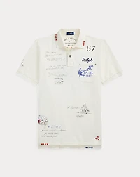 Mesh Graphic Polo Shirt