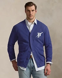 Rowing-Patch Fleece Cardigan