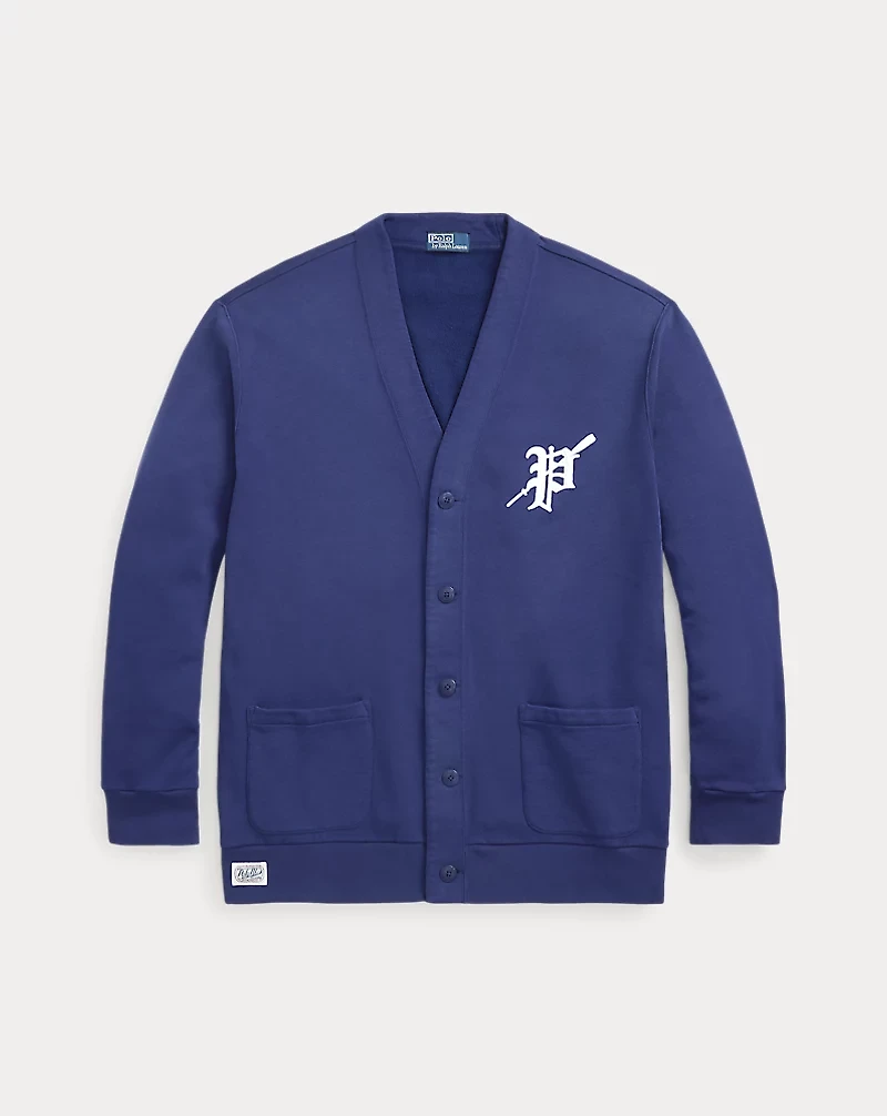 Rowing-Patch Fleece Cardigan