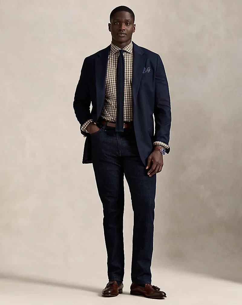 Plaid Stretch Poplin Shirt
