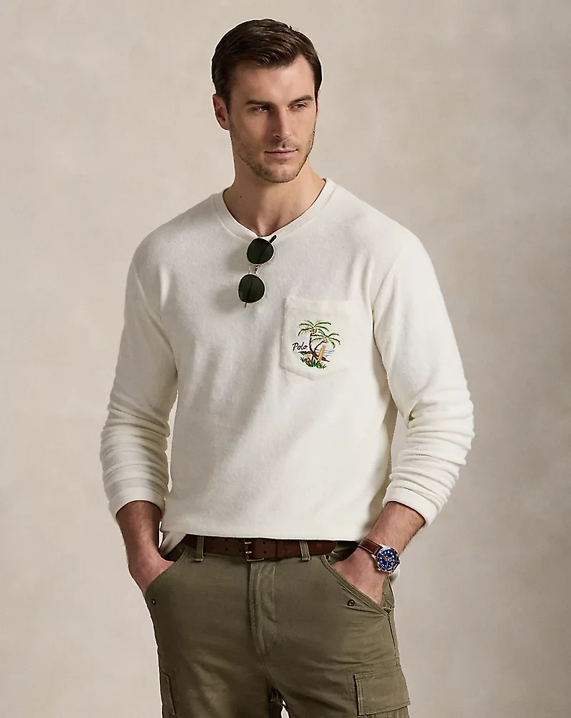 Embroidered Terry T-Shirt