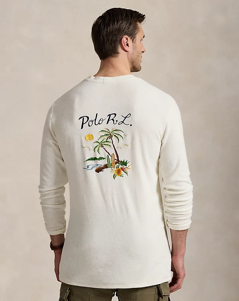 Embroidered Terry T-Shirt