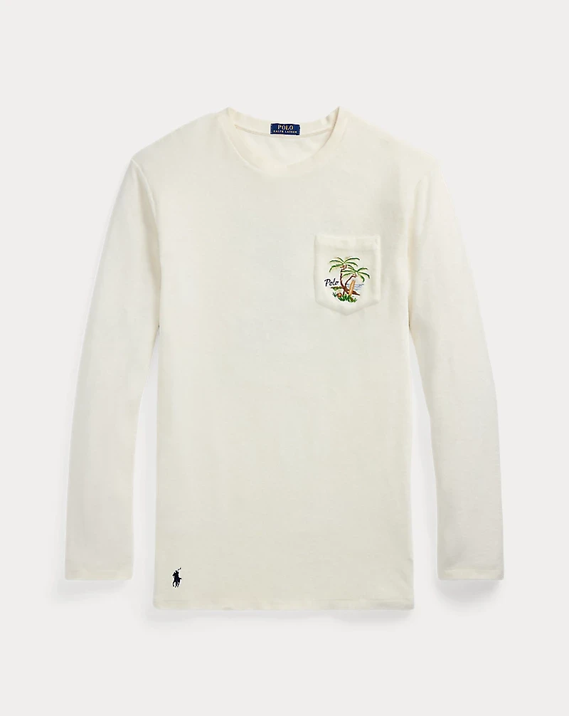 Embroidered Terry T-Shirt