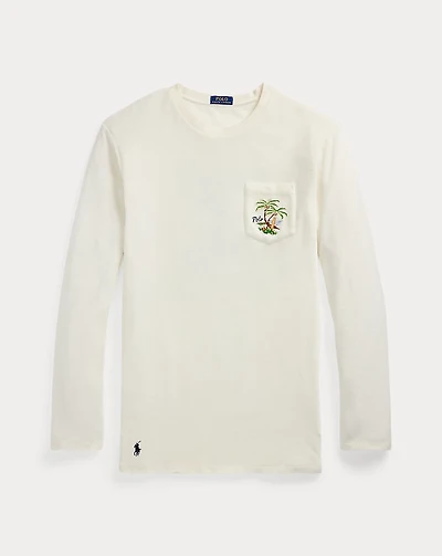Embroidered Terry T-Shirt