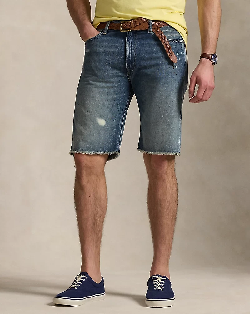 Hampton Relaxed Straight Denim Short