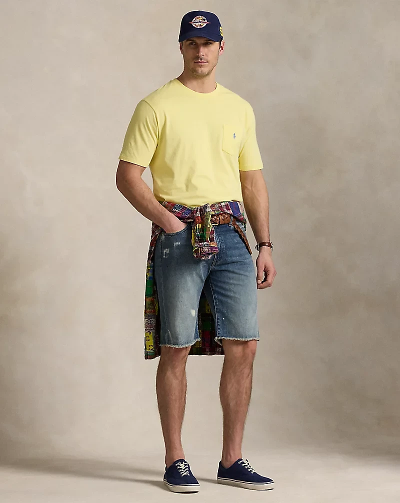Hampton Relaxed Straight Denim Short