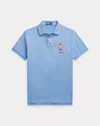 Polo Bear Garment-Dyed Mesh Shirt