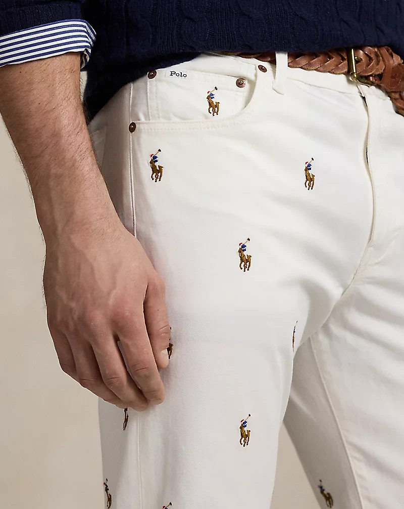 Hampton Relaxed Straight Polo Pony Jean