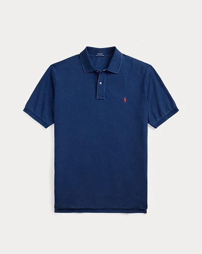 Indigo Mesh Polo Shirt