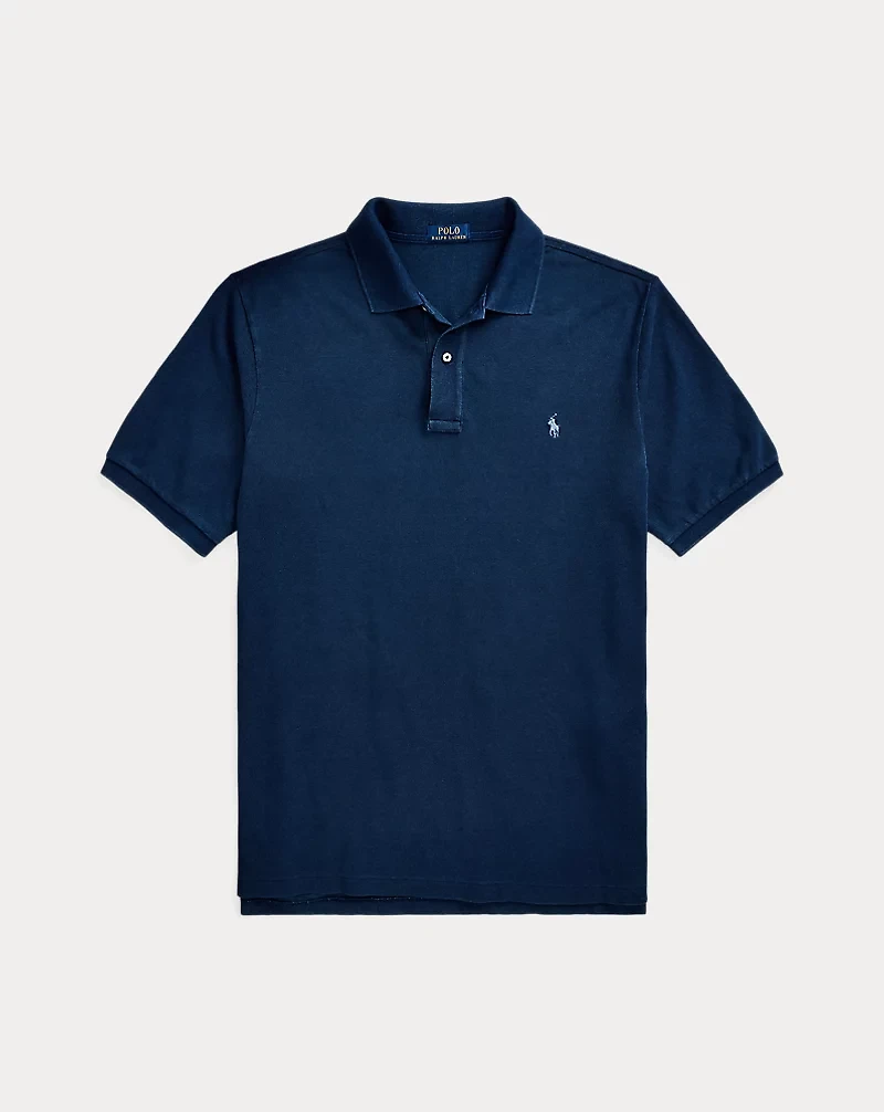 Indigo Mesh Polo Shirt