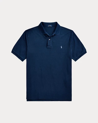 Indigo Mesh Polo Shirt