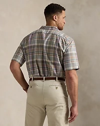 Plaid Oxford Camp Shirt