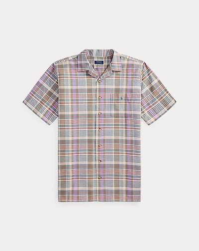 Plaid Oxford Camp Shirt