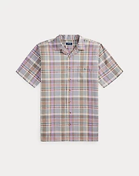 Plaid Oxford Camp Shirt