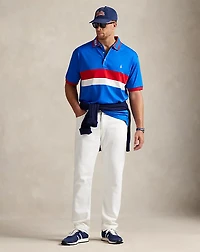 Striped Soft Cotton Polo Shirt