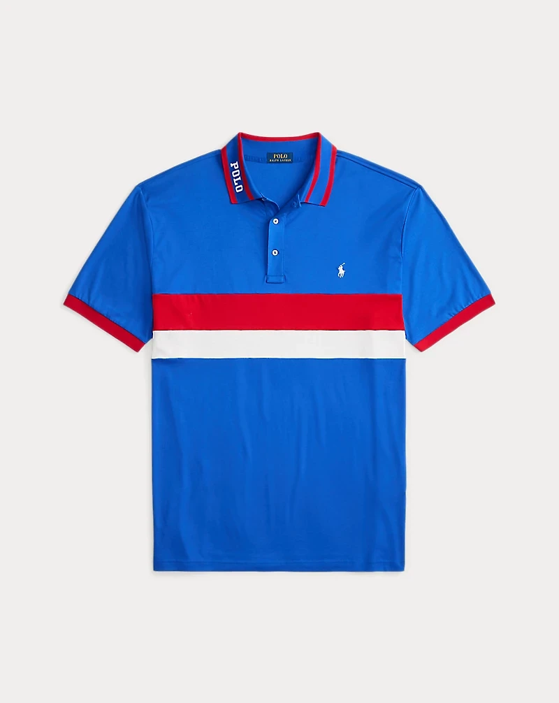 Striped Soft Cotton Polo Shirt