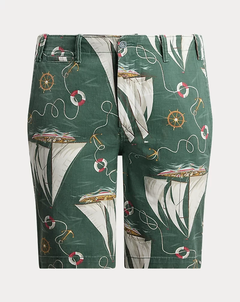 Relaxed Fit Sailboat Chino Short